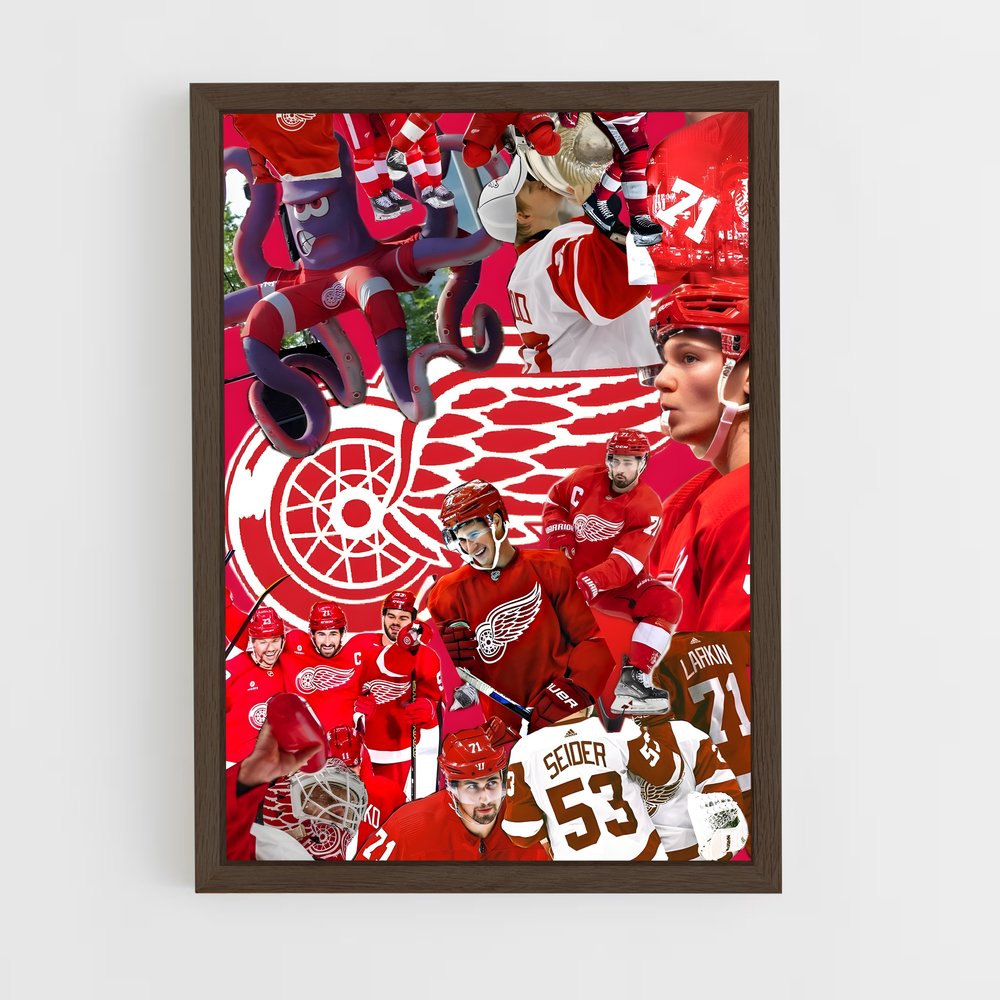 Poster Wings of Detroit – affiche Hockey sur glace (vue 5)